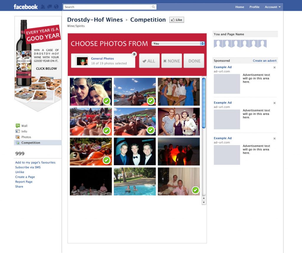 Drostdy-Hof Facebook App Concept FB-App-02